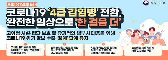 코로나19 4급감염병 전환 홍보